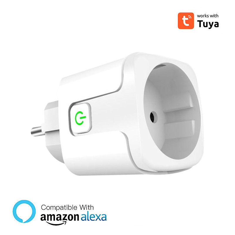 Smart Home Power Adapter Timer Power Plug Voice Control Remote Control Wifi Smart Plug Tuya Smart Smart Plug Smart For Tuya Smart Life App Samrt Socket Outlet — view 2
