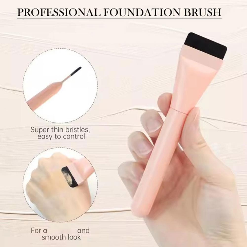 Straight Line Foundation Make-up Brush Light No Powder Mark Brush Foundation Flat No Liquid J1