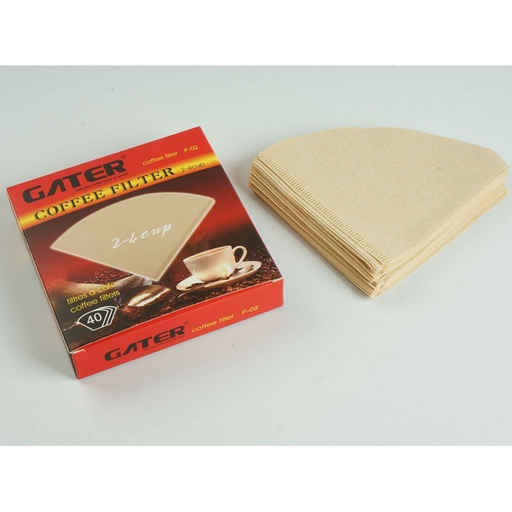 Non-bleached coffee filter paper V01 coffee filter paper V-02 cone coffee filter paper cone filte - Image 3