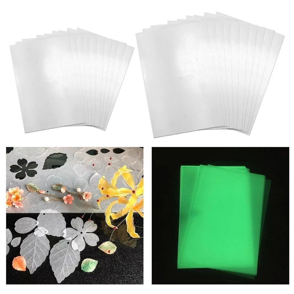 LAKAMIERBM 0Pcs Shrink Plastic Sheets, DIY Translucent Thermal Shrink Film, Frosted Shrink Art Film Paper for Handmade Supplies Making Party Deco - Image 3