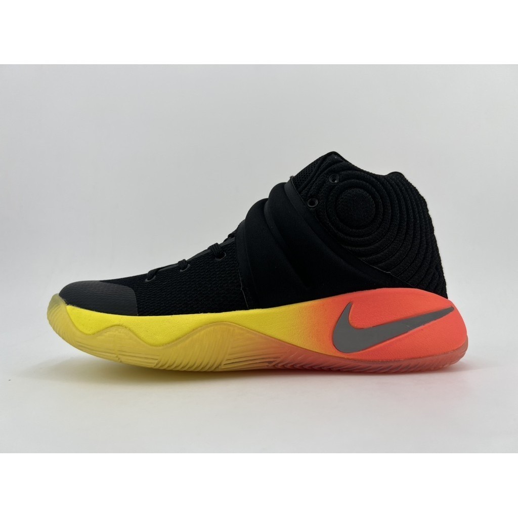 Kyrie 2 shoes black and orange hotsell