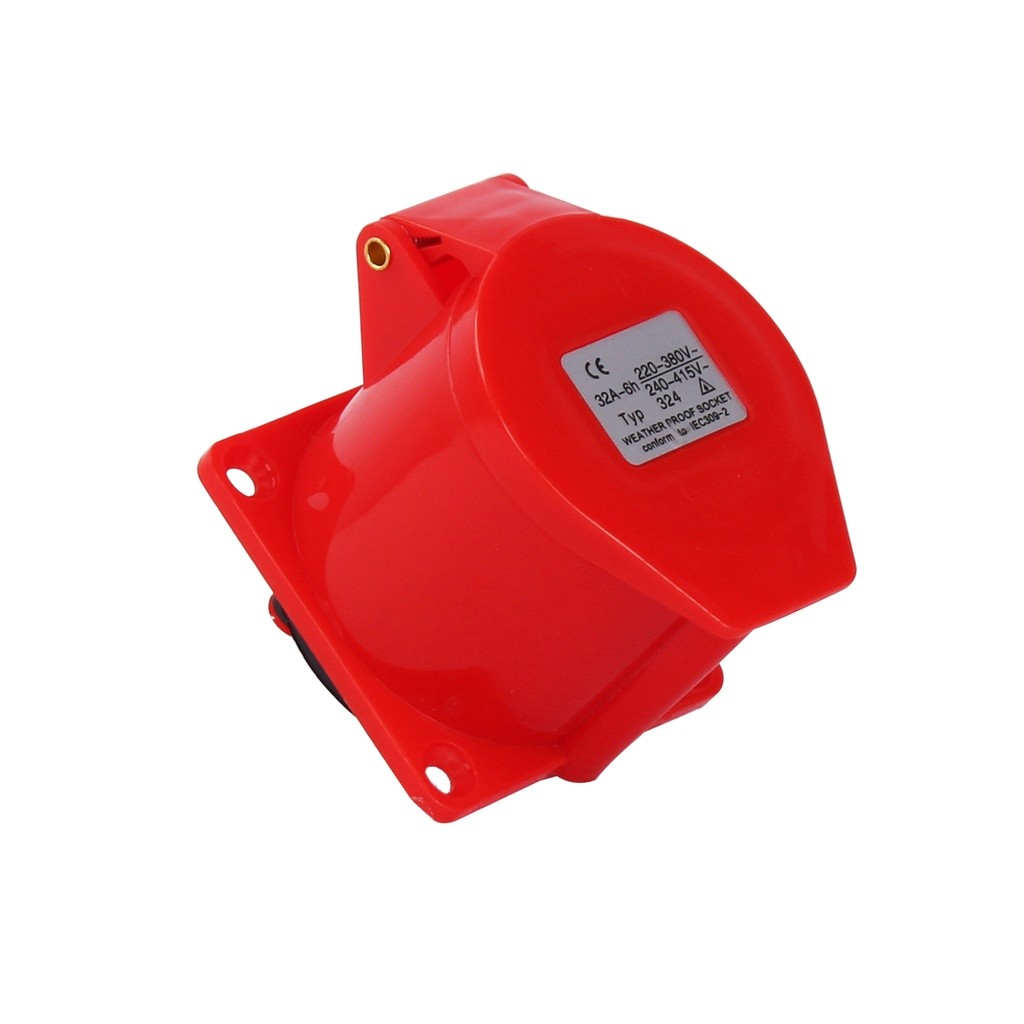 Industrial plug socket concealed and exposed waterproof connector 3-pin ...