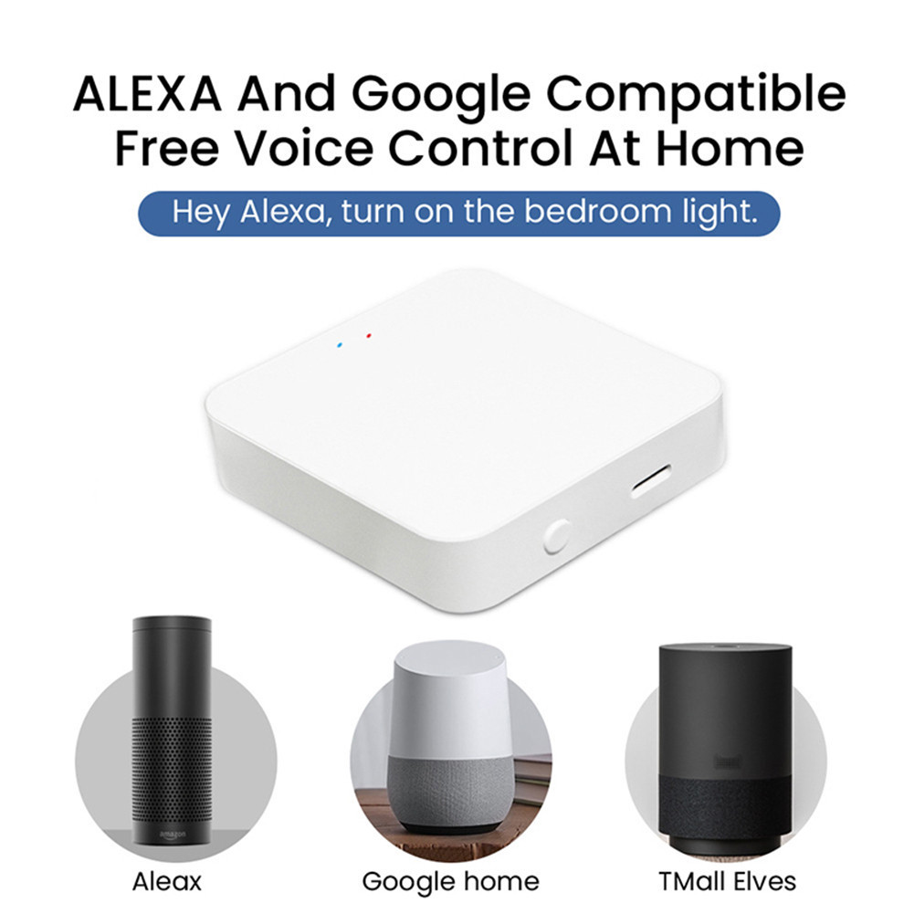 【Fast delivery】 Zigbee Gateway Mesh Hub Convenient Smart Life App Smart Gateway Universal Voice Control Wireless Hub Gateway Tuya Zigbee Smart Home Bridge Smart Linkage Type-c — view 4
