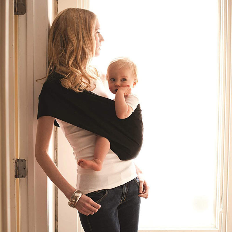 Baby Wrap Carrier - All in 1 Original Breathable Baby Sling, Lightweight,Hands Free Baby Carrier Sling, Baby Carrier Wrap, Baby Carriers for Newborn,Infant, Baby Wraps Carrier — view 2