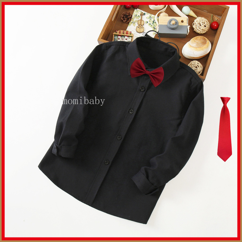 Kids black dress shirt best sale