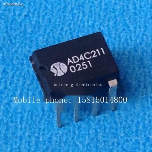 Original AD4C211 DIP-8 straight plug optocoupler solid state relay ...