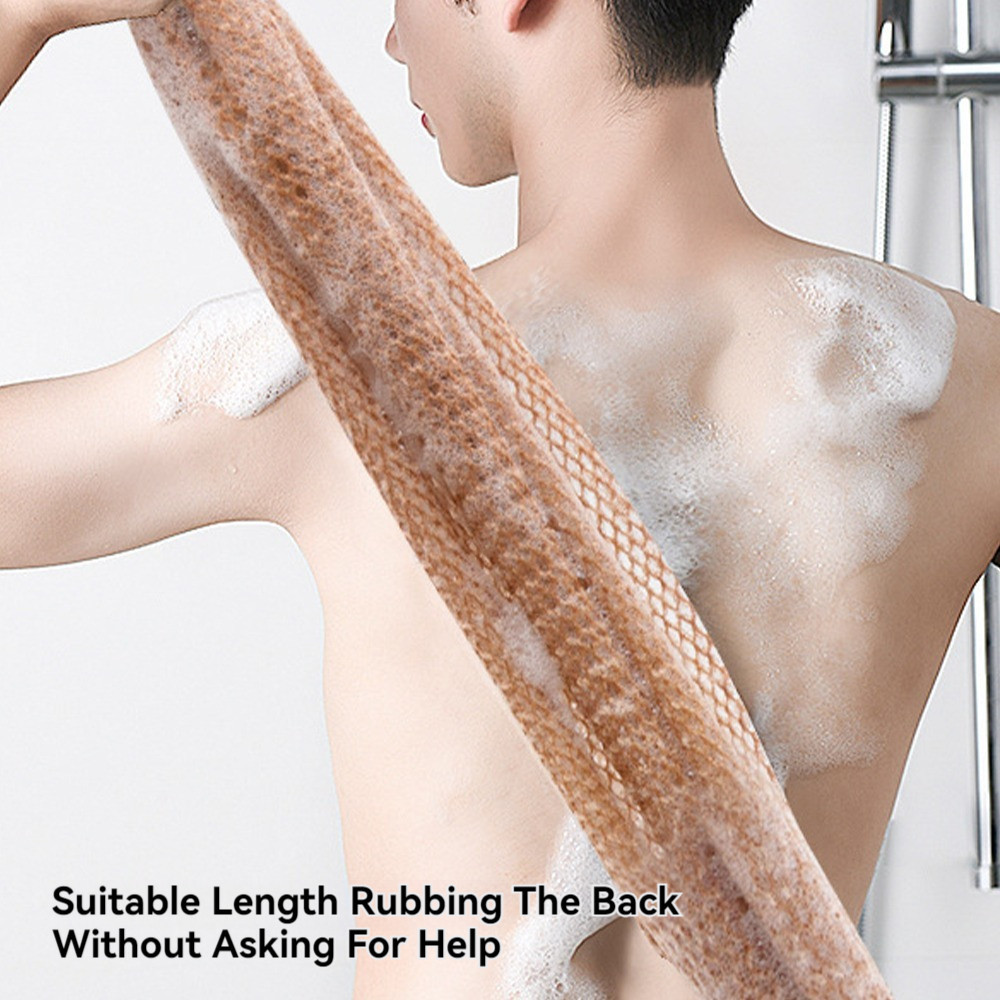 Exfoliating Wash 30*80cm Shower Net Body Towel Scrubbing Sponge Long African Bath Net - Image 4