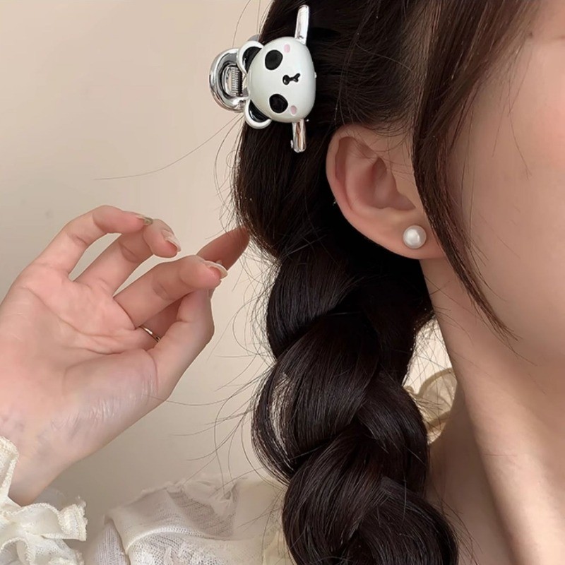 High-end Korean Bow Hair Clip Cute Small Pink Hair Clip