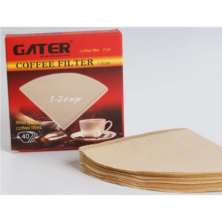 Non-bleached coffee filter paper V01 coffee filter paper V-02 cone coffee filter paper cone filte - Image 2