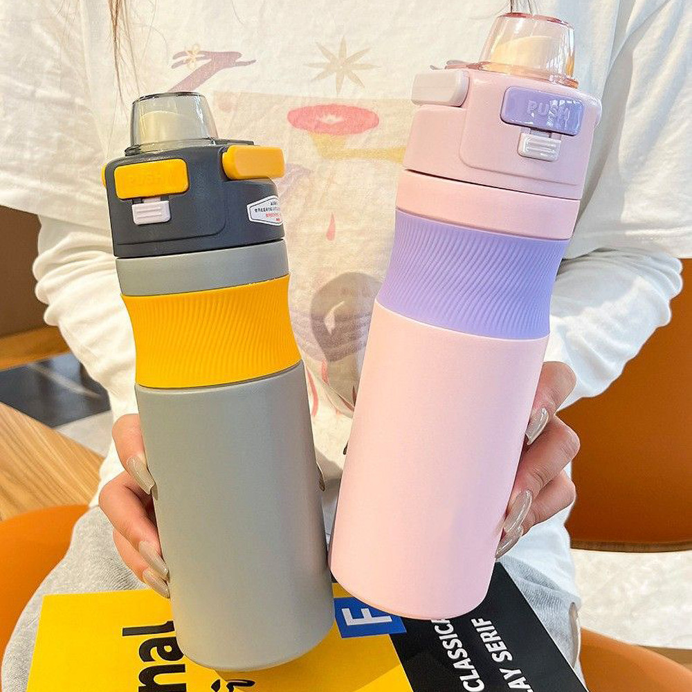 Portable Stainless Steel Thermos with Handle
