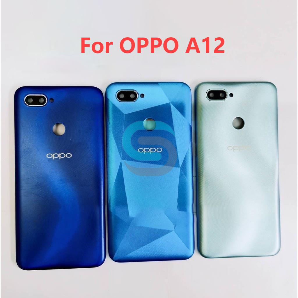 Case For Oppo A12 With Invisible Ring Holder And Metal Plate