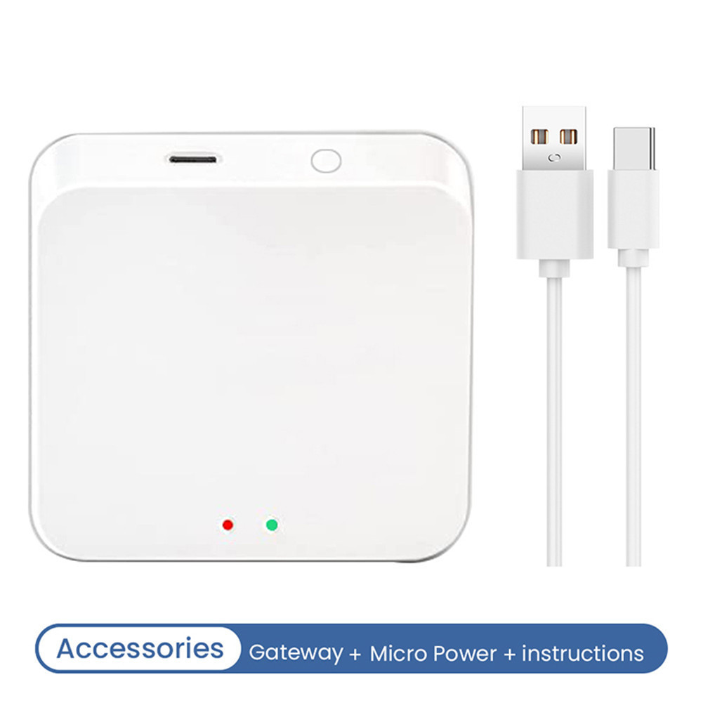 【Fast delivery】 Zigbee Gateway Mesh Hub Convenient Smart Life App Smart Gateway Universal Voice Control Wireless Hub Gateway Tuya Zigbee Smart Home Bridge Smart Linkage Type-c — view 2