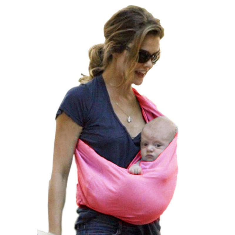 Baby Wrap Carrier - All in 1 Original Breathable Baby Sling, Lightweight,Hands Free Baby Carrier Sling, Baby Carrier Wrap, Baby Carriers for Newborn,Infant, Baby Wraps Carrier — view 3