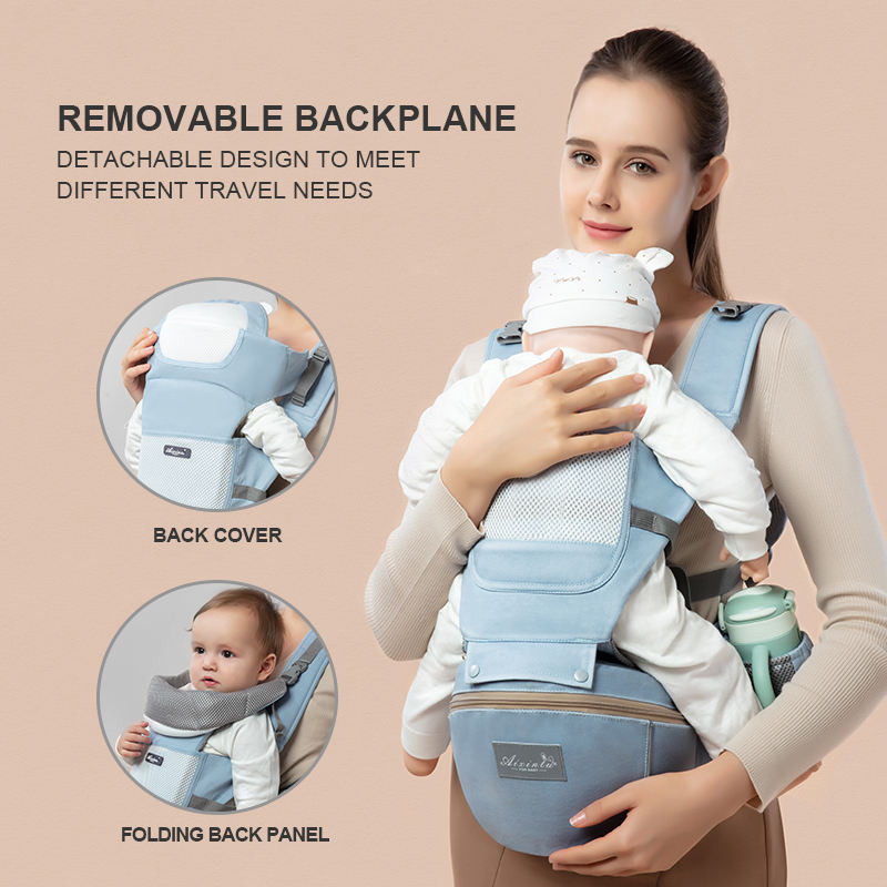 VEROSTUFF PREMIUM BABY CARRIER PREMIUM SOFT Baby Carrier / Hipseat Baby Carrier Aixintu Front Baby Carrier AIXINTU Baby Carrier/ — view 6