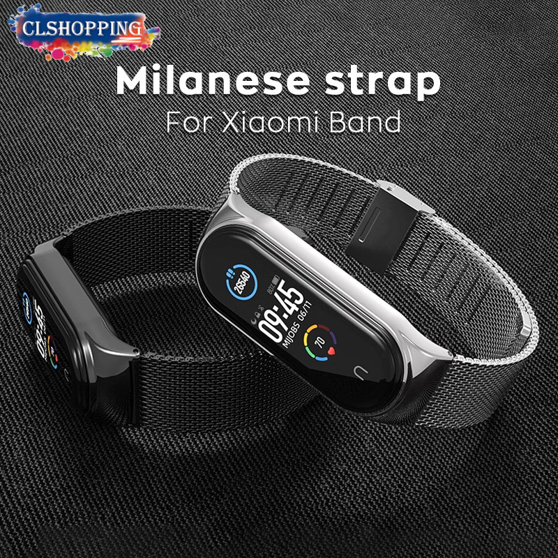 Shopee Xiaomi Mi Band Box Shop Xiaomi Metal Smart Watch Strap For