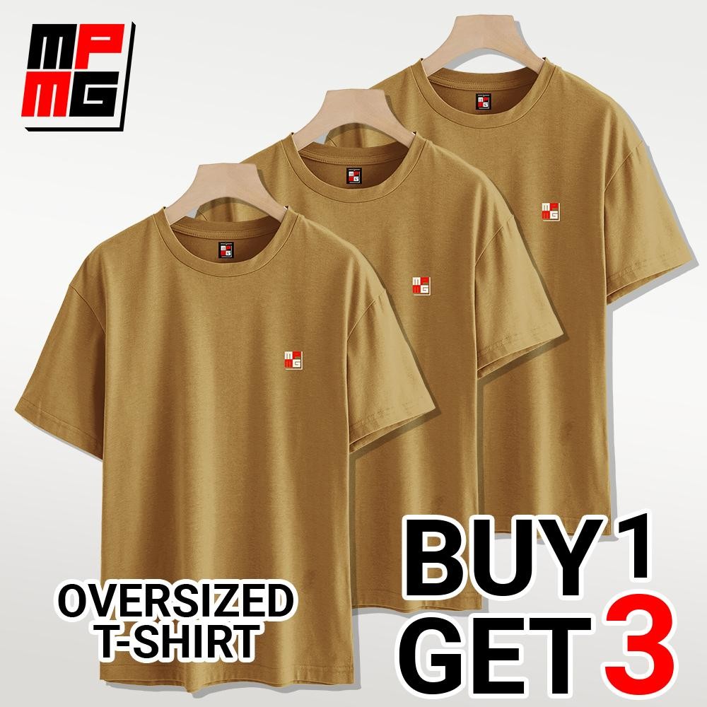 MPMG Buy 1 Get 3 Plain Shirt Oversized Tshirt Clothes Menswear Top Streetwear - Image 4