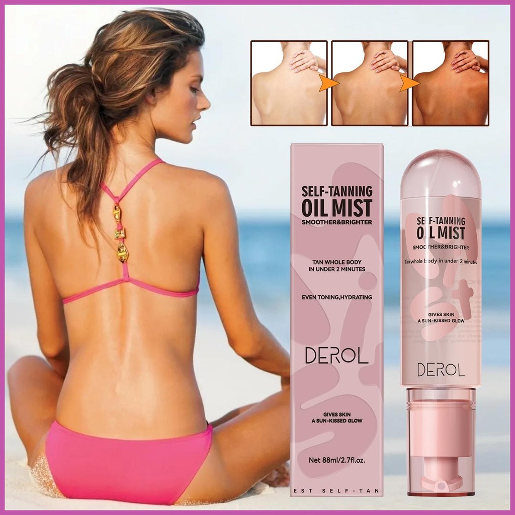 Sunless Tanning Moisturizing Tanner Mist Long-lasting Tanning Tanning Mist for Natural Tan Skin Suitable for wsdph