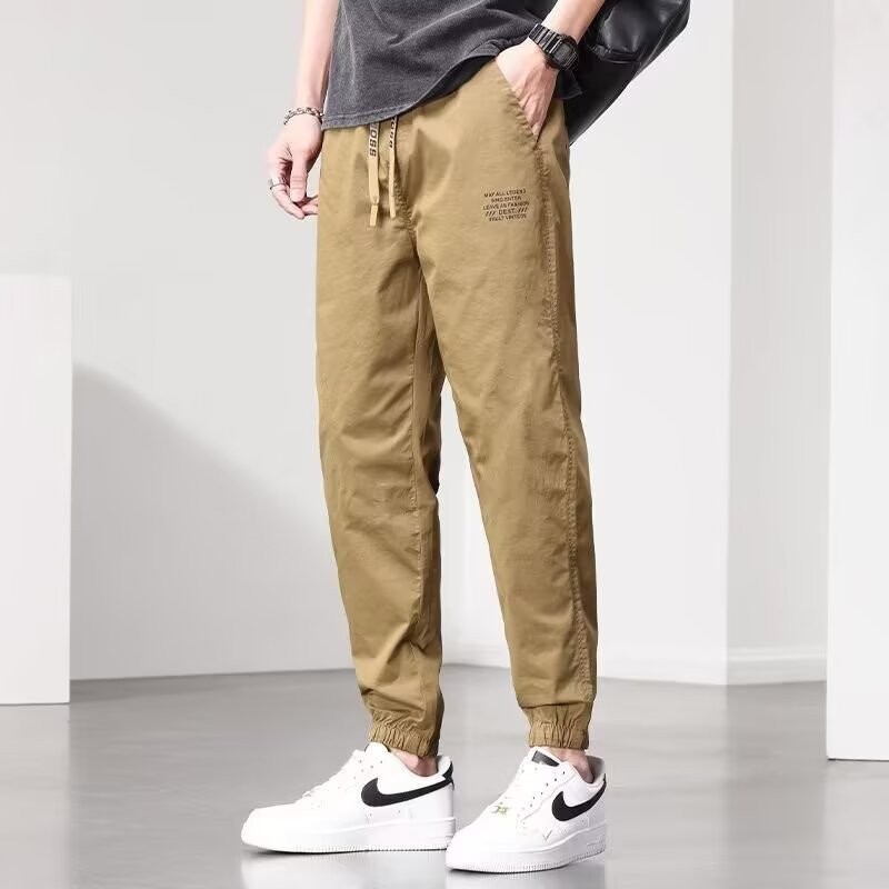 New Unisex Thin Joggers Cargo Pants Ice Silk Loose Casual Sports Pants for Men and Women - Image 7