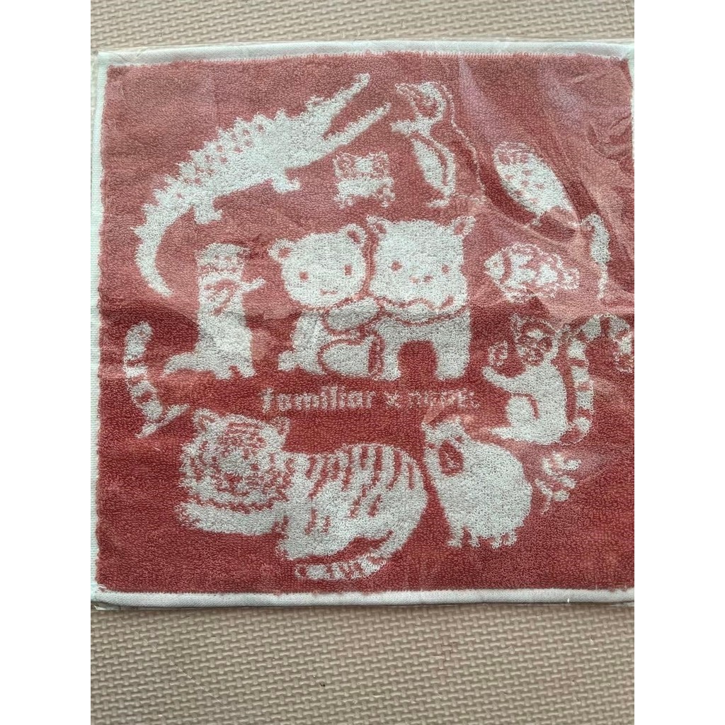 Familia Nifrel collaboration towel handkerchief NIFREL × familiar pink towel with Imabari name[Direct from Japan]