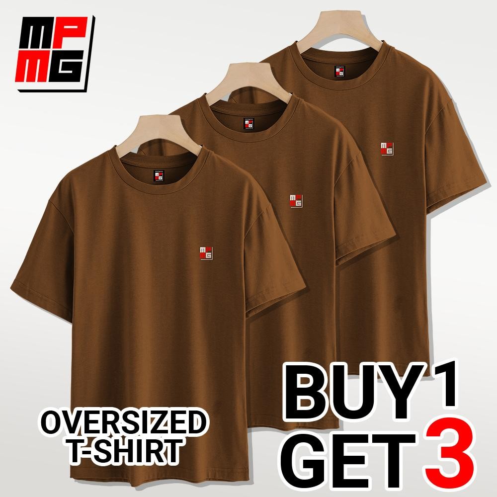 MPMG Buy 1 Get 3 Plain Shirt Oversized Tshirt Clothes Menswear Top Streetwear - Image 5
