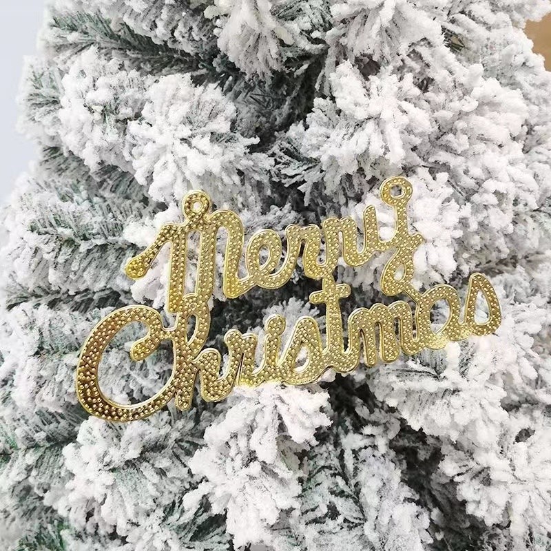 (100 Pieces) Upright Merry Christmas Writing Cake Decoration Writing Merry Christmas Writing 2.5cm/3.5cm/7cm