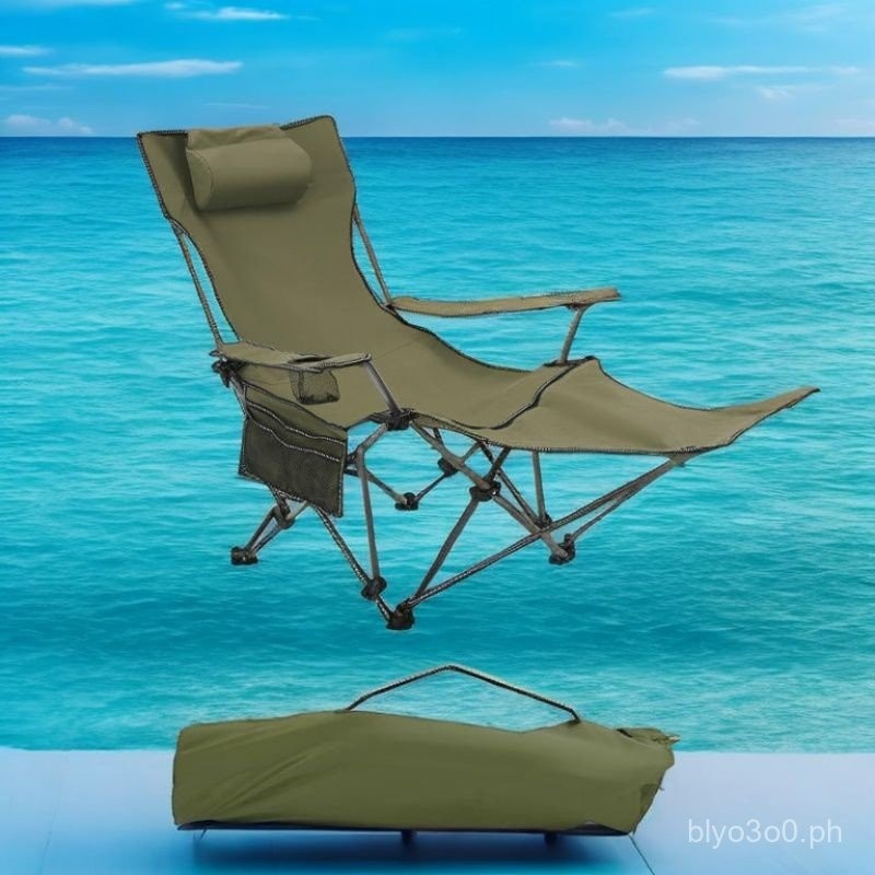 Folding Chair Car Dual-Use Portable Armchair Beach Chair Fishing Chair Office Lunch Break Chair Outdoor