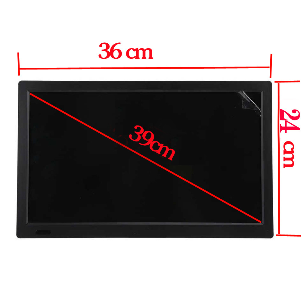 D16  15.4 Inch  WIFI Smart Tv  Rechargeable Portable Mini Digital TV Support DVB-T2 Digital Tv — view 2