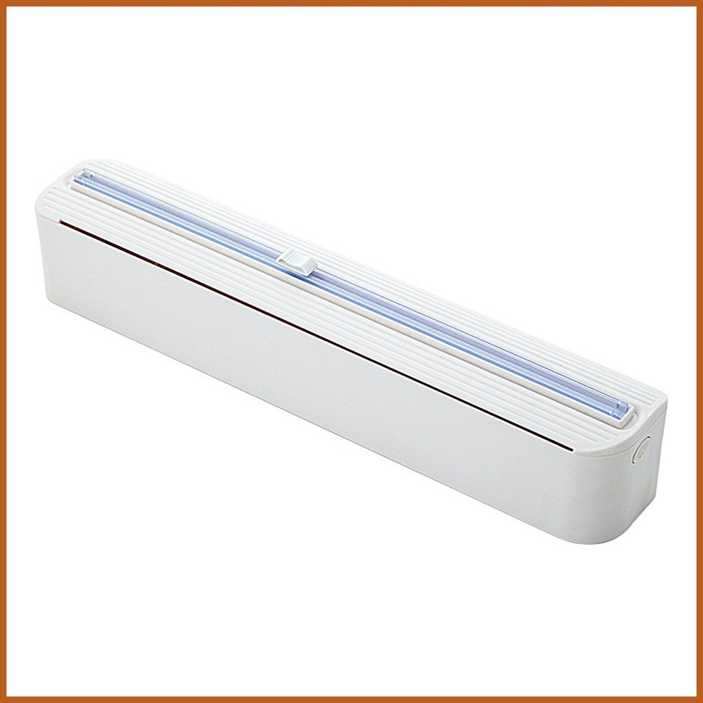 Food Wrap Dispenser with Cutter Film Wrapping Machine Magnetic Wrap Dispenser with Cutter Adjustable Press and goph