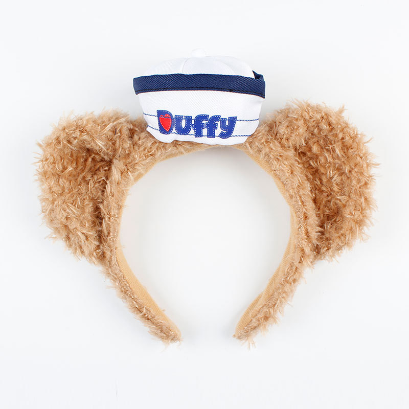 hairband headband christmas headband The new Duffy Bear Zhao Lusi has the same birthday hat headband, cute and versatile, amusement park photo headband, funny dress