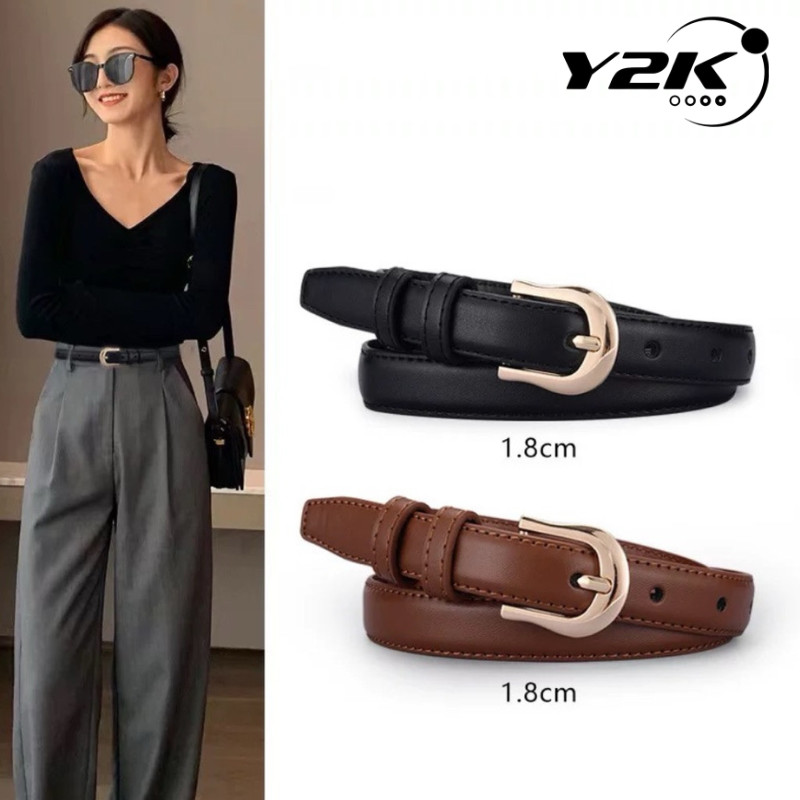 Women's PU Leather Belt with Keychain World Wholesale Accessories JK(2pu)