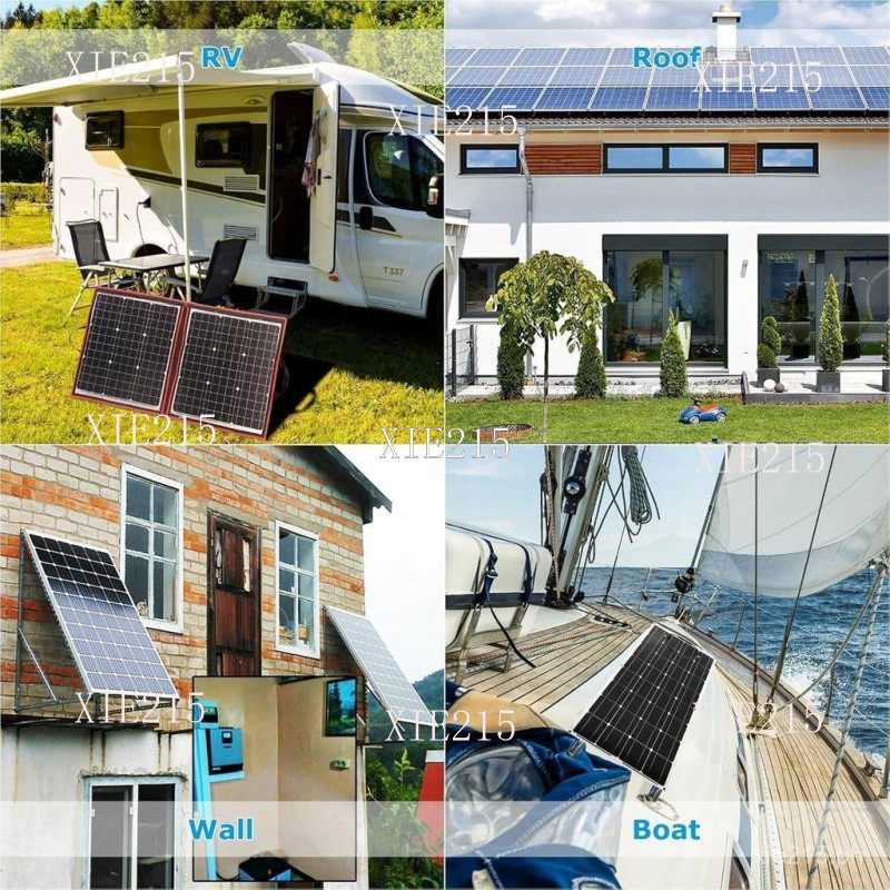 Adjustable Solar Panel Tilt Mount Brackets for 100W-600W Solar Panels 15-30 Degrees RV Roof Flat Surface Aluminum Mounting Set — view 6