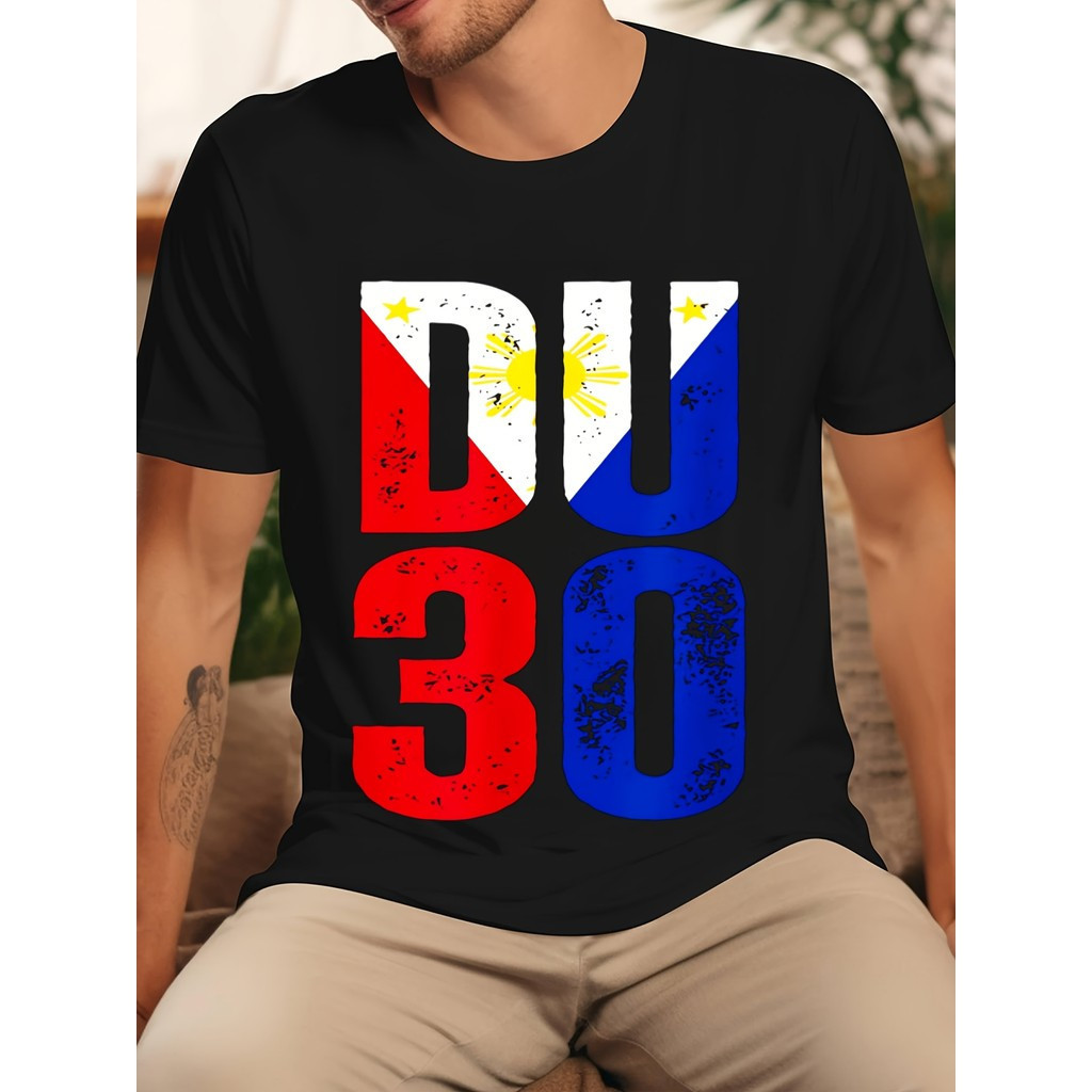 I Stand with Duterte PRRD DU30 Philippine Graphic T-Shirt - Patriotic Red, Blue & Yellow Colors - Cr - Image 3