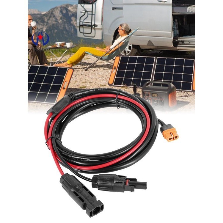 Solar Charge Cable Connector 8FT Professional MC4 to XT60i Solar Charge Adapter for Outdoor HL — view 8