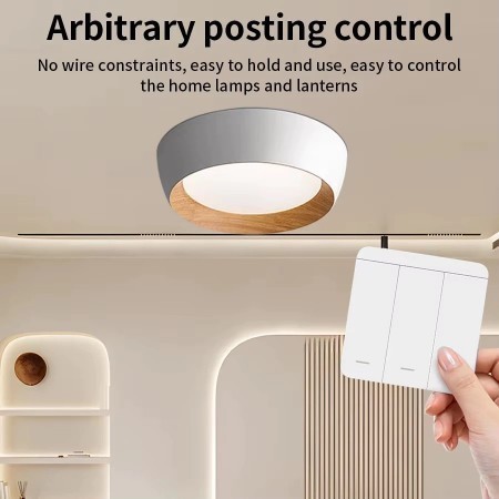 Works with Tuya US WiFi+Bluetooth smart wall switch RF433 smart touch LED light switch, smart home smart light switch smart switch — view 5