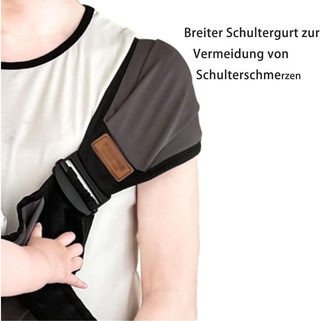 Suitable for Infant Baby Carrier, Baby Carrier, Toddler Hip Swing Carrier, Baby Side Carrier, Adjustable Baby Carrier, Suitable for Newborns and Toddlers, Weight 10-50 Pounds (Blac — view 4