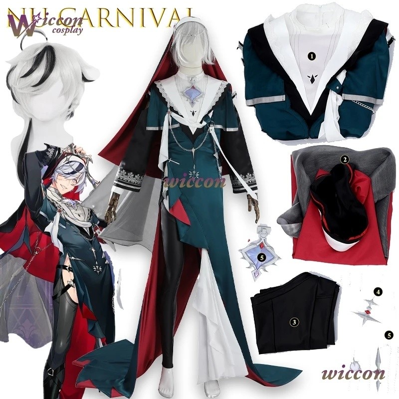 UhA Nu Carnival Cosplay Blade Costume Uniform Halloween Carnival Party Christmas Play Role Cloth ZOV