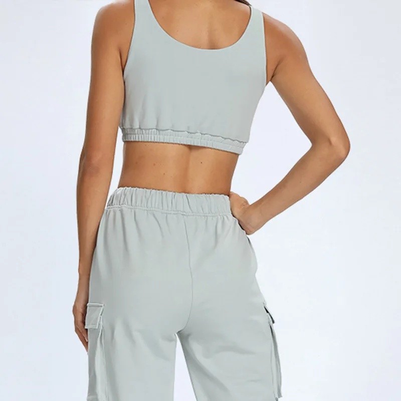 WESTSHAN Top Quality EU US Size New Solid Color Sports U Shape Collar Shoulder Strap High-Streng TNE - Image 3