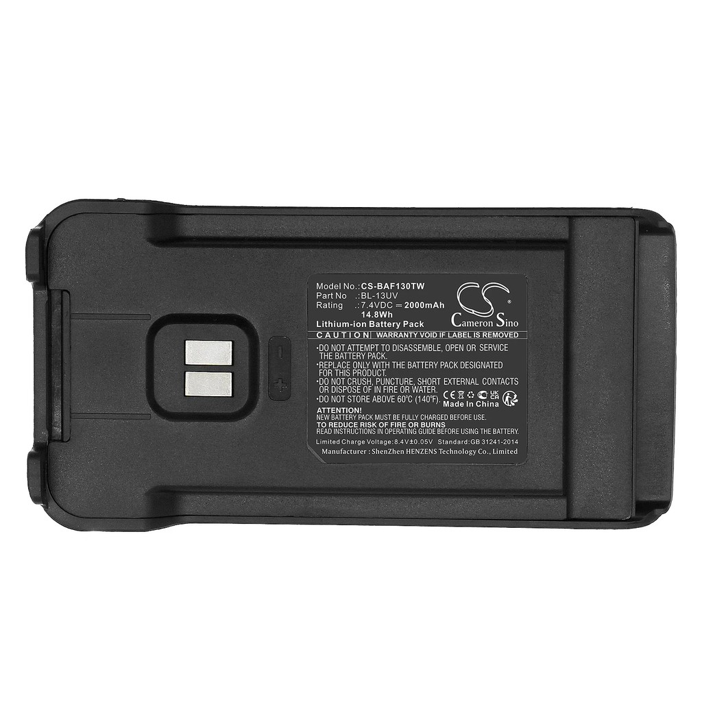 Liion Two-Way Radio Battery for Baofeng Radioddity Tytera Retevis Pofung Explorer,UV-5X G11S MU- D15