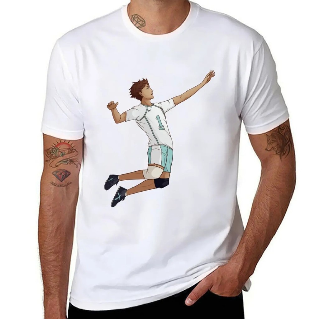 Oikawa Tooru Jump Serve T-Shirt cotton t shirt pack printed t shirts for man T-Shirt 4DB