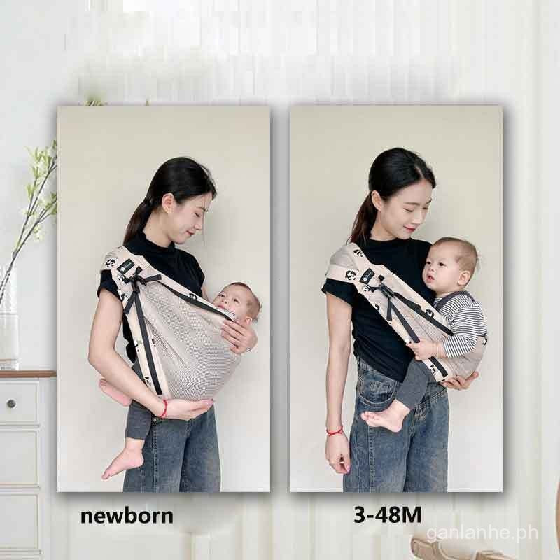 carrier baby newborn kids sling baby carrier with wider baby seat 2 buckles adjustable Baby Carrier Soft wrap Sling for Newborns Baby Carrier Toddler baby Sling Wrap Suspenders JCU — view 2