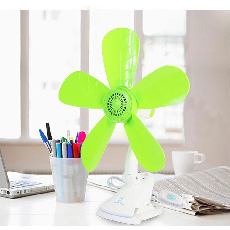 5IN-FAN High  quality portable paper clip five-leaf electric powerful fan — view 2