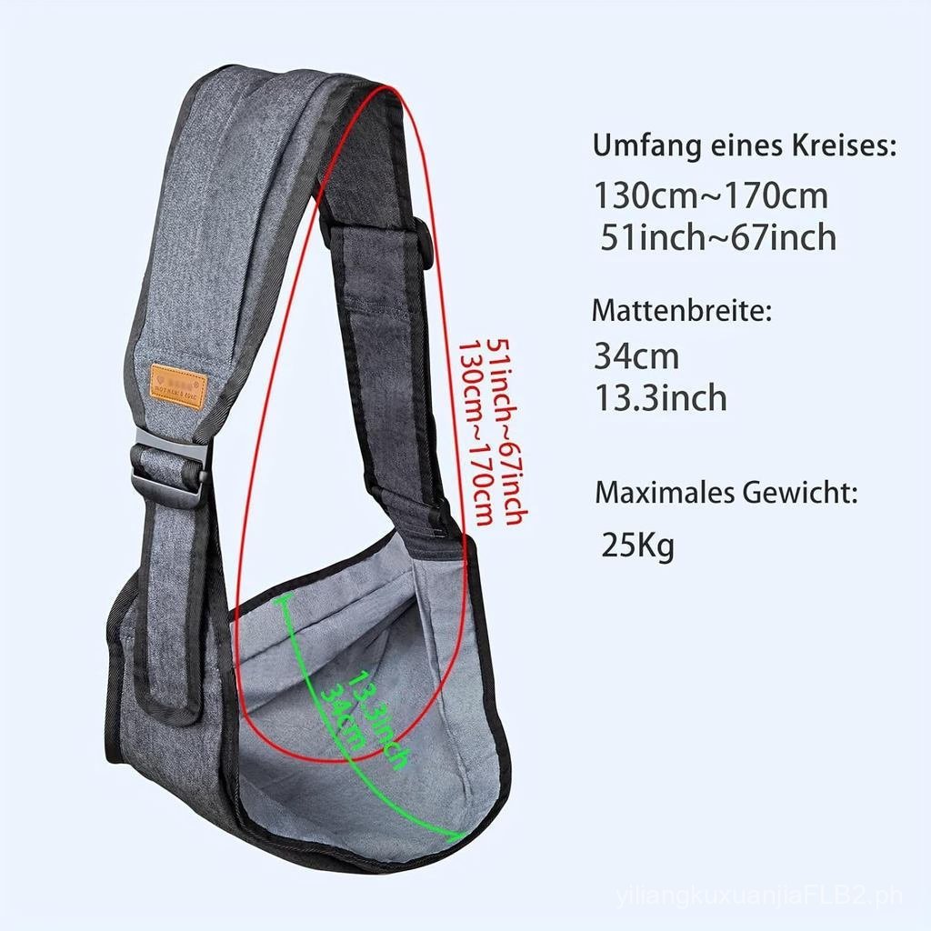 Suitable for Infant Baby Carrier, Baby Carrier, Toddler Hip Swing Carrier, Baby Side Carrier, Adjustable Baby Carrier, Suitable for Newborns and Toddlers, Weight 10-50 Pounds (Blac — view 7