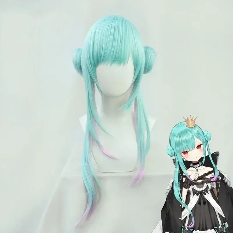 3 Types Youtuber Hololive Uruha Rushia Cosplay Wig Heat Resistant Synthetic Hair Wig+ Free Wig C JDS - Image 5