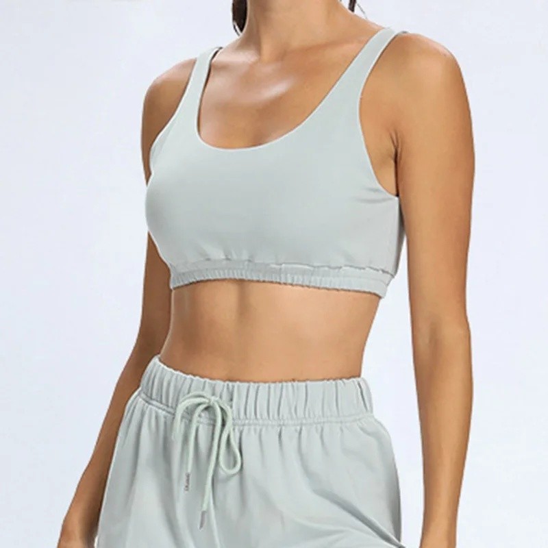 WESTSHAN Top Quality EU US Size New Solid Color Sports U Shape Collar Shoulder Strap High-Streng TNE