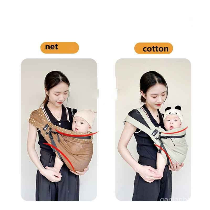 carrier baby newborn kids sling baby carrier with wider baby seat 2 buckles adjustable Baby Carrier Soft wrap Sling for Newborns Baby Carrier Toddler baby Sling Wrap Suspenders JCU — view 7