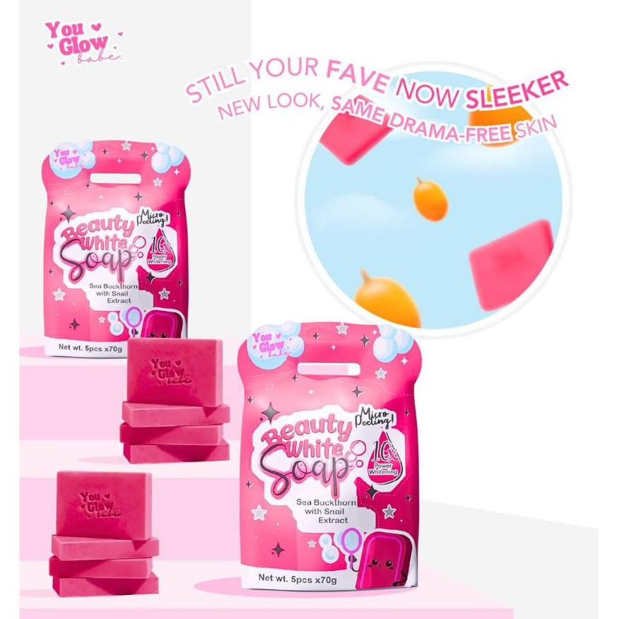 【BUY1 TAKE1】Beauty White Babe 10X Whitening Soap 5PCS PER PACK x70g | Whitening Anti aging - Image 6