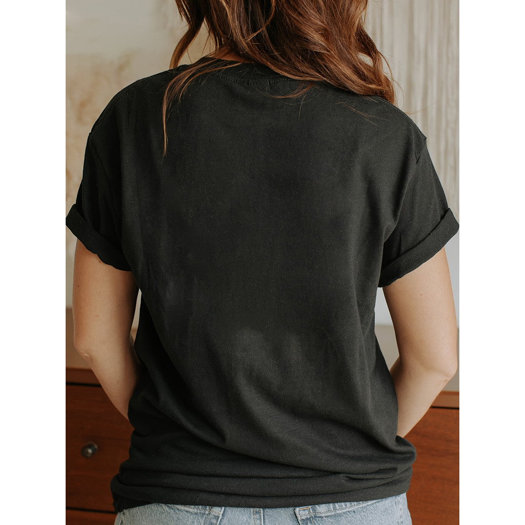 2023 Spring-Summer New Letter Print Round Neck Loose Fit Casual Women's T-Shirt - Comfortable and St - Image 2