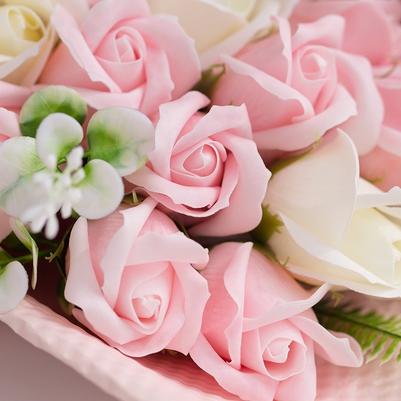 11/23PCS Rose Flower Gift Box With LED Light Eternal Bouquet Valentine's Day Christmas Birthday Gift - Image 3