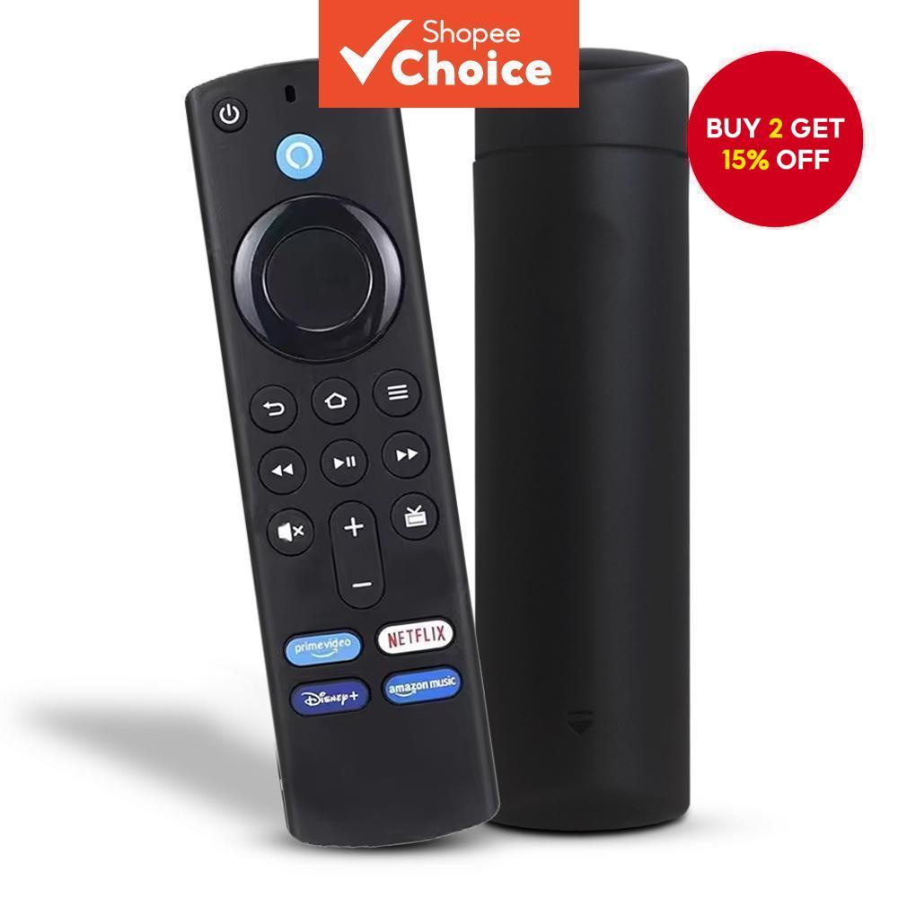 CV98LM Replacement Remote Control For Amazon Fire TV Stick – Media Player Box – New, Made In USA – Black