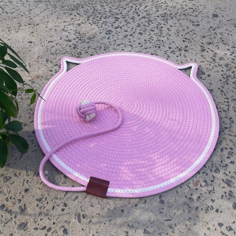 Cotton Rope Cat Scratcher Board Cat Scratching Post Mat Toy Bed Mat Claw Sharpener Scrapers - Image 3